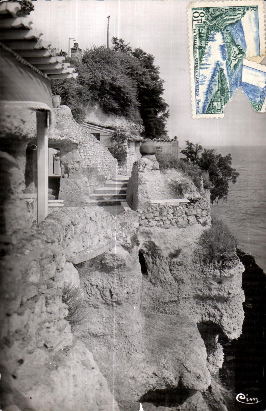 Grottes de la Pergola - Vue de la Mer — Meschers-sur-Gironde (Charente-Maritime) — Éditeur CIM