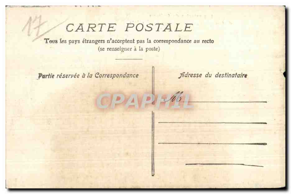 CPA Les galeries du Chateau de Dampierre su Boutonne — Back
