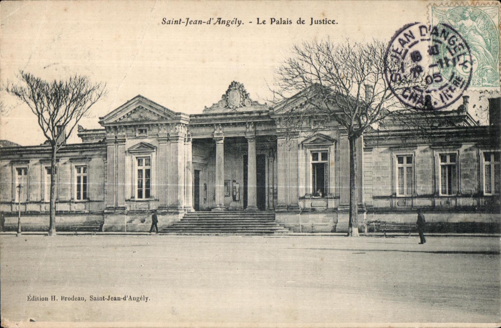 CPA Saint Jean D Angely Le Palais de Justice