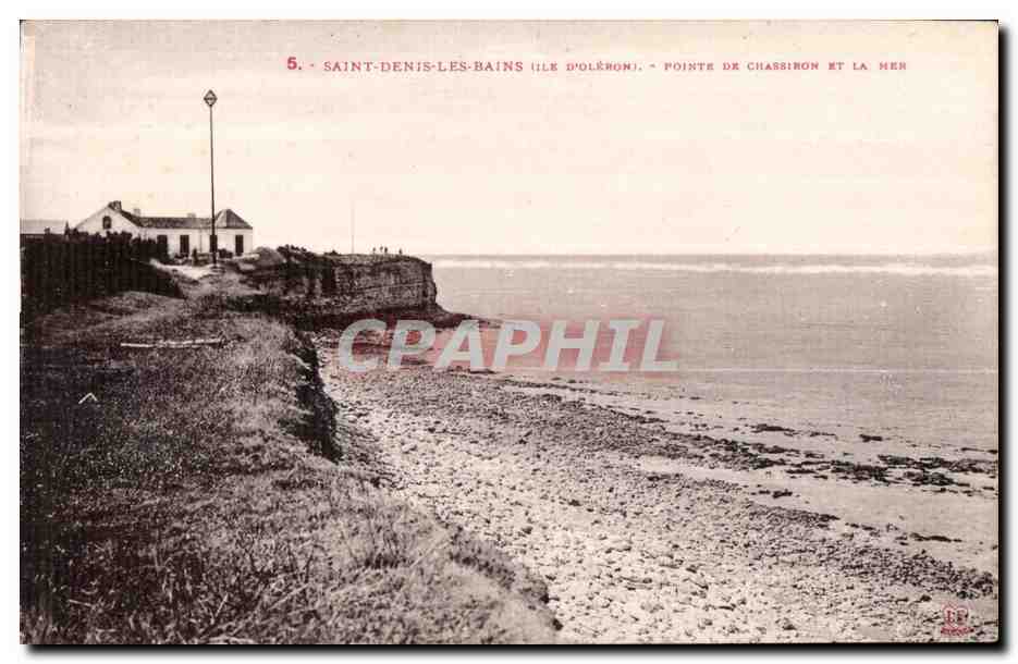 CPA Saint Denis Les Bains Point de Chassiron et la mer Ile d Oleron 