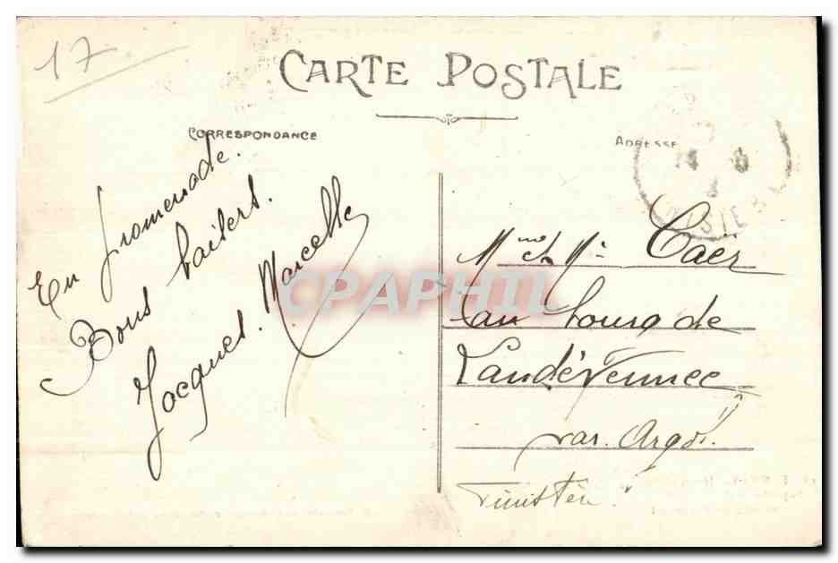 CPA Tonnay Charrente Superbe Maitre Autel de l Egise parrissiale — Rückseite