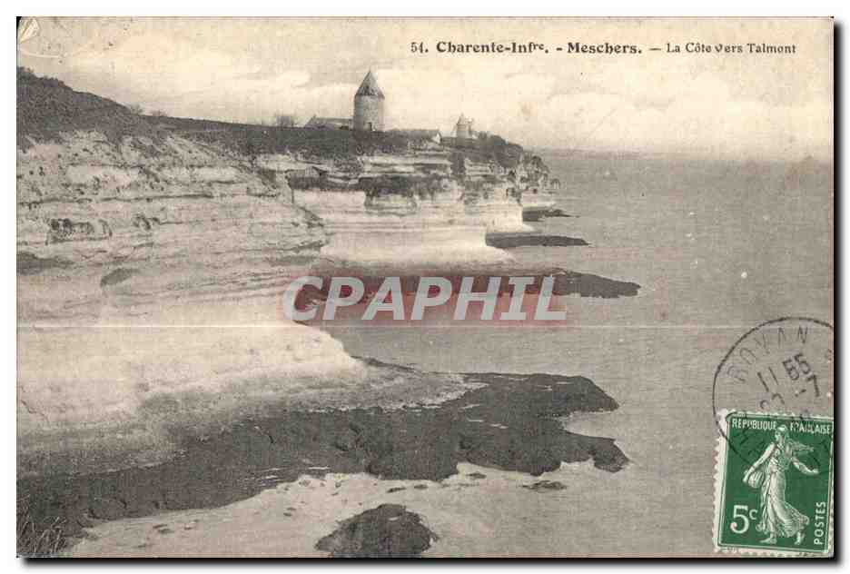 CPA Charente Meschers La Cote vers Talmont