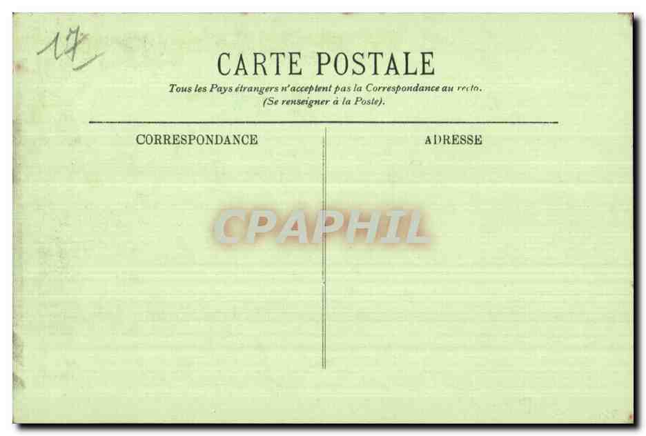 CPA Royan Le Port et le Boulevard Thiers Bateaux  — Back