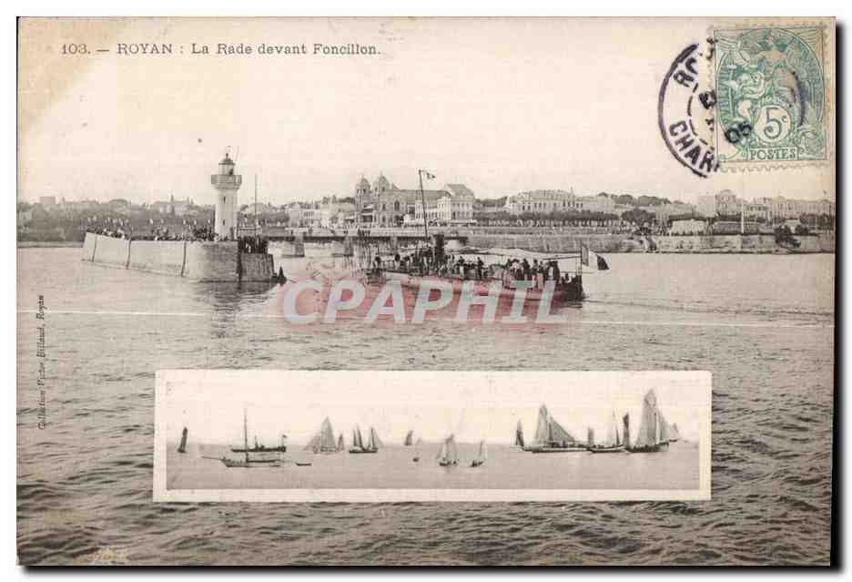 ROYAN : La Rade devant Foncillon — Collection Pierre Billard, n°103