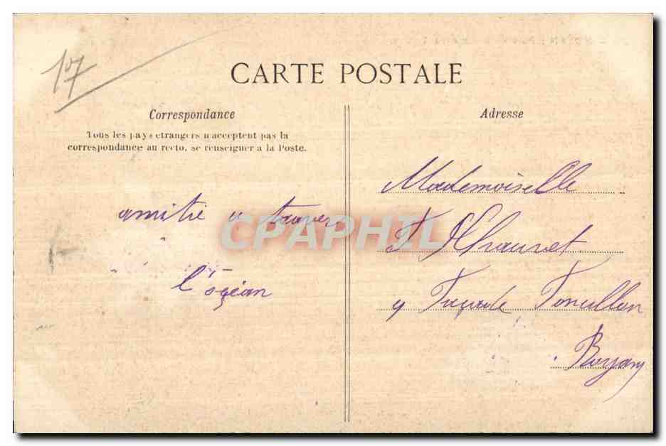 Royan : Port et Boulevard Thiers — Carte postale n°31, éditée par L. Chauvin, Royan — Reverso