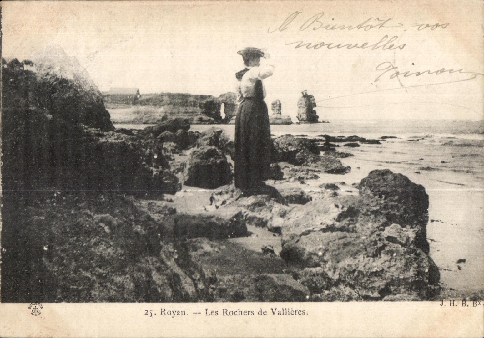 CPA Royan Les Rochers de Valliers