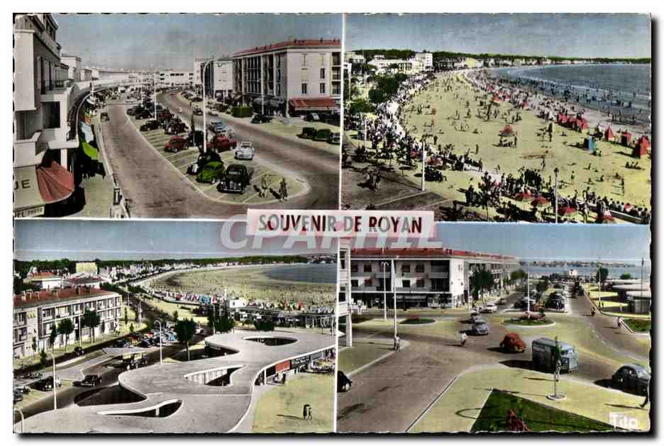 Royan — vue de la plage et des rues — Tita éditeur