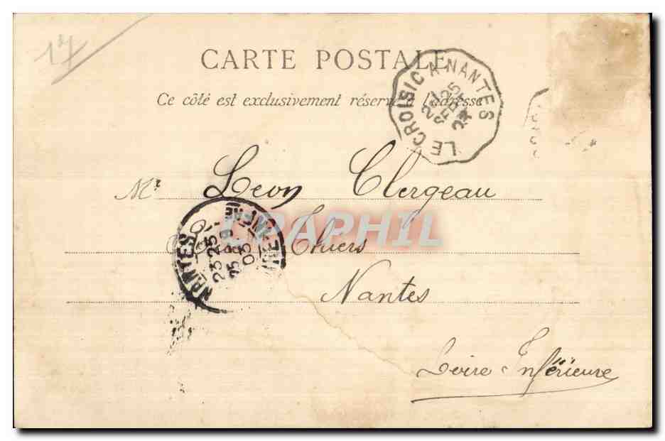 CPA Royan Chantier de Carenage et Pinte de Foneillon — Rückseite