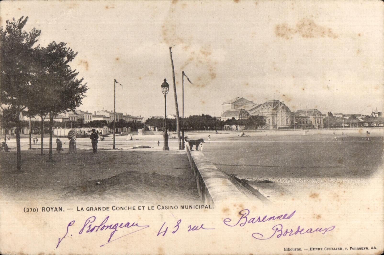 CPA Royan La grande Conche et le Cansino Municipal