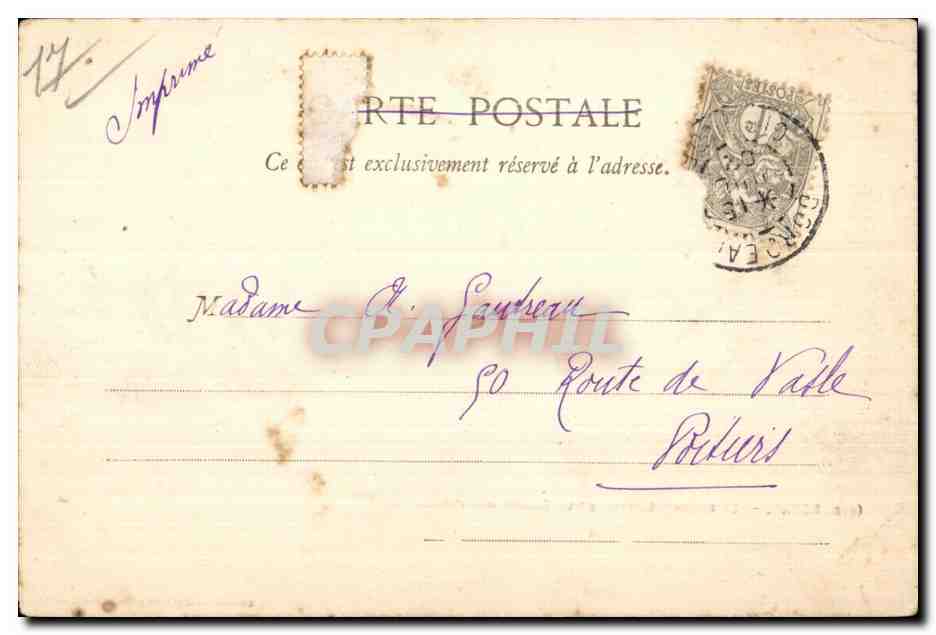 CPA Royan La grande Conche et le Cansino Municipal — Back