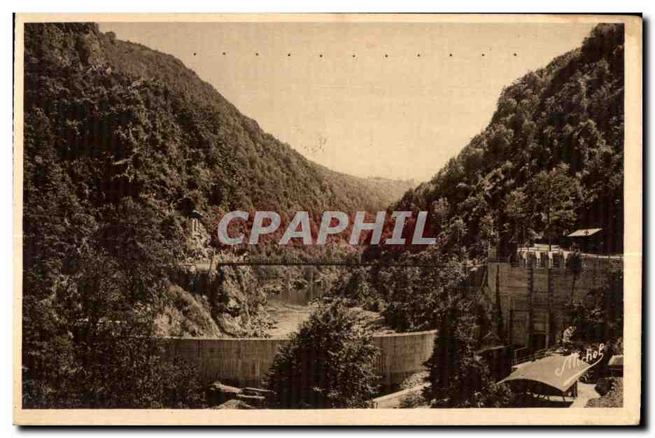 Gorges de la Dordogne — Spontour — Barrage de l'Aigle — éditeur Michel, Marceliâc-la-Croix