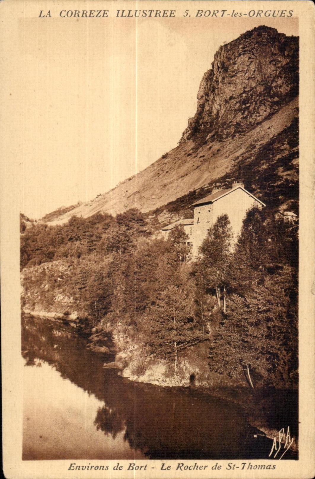 CPA La Correze Illustree Environs de Bort de St Thomas