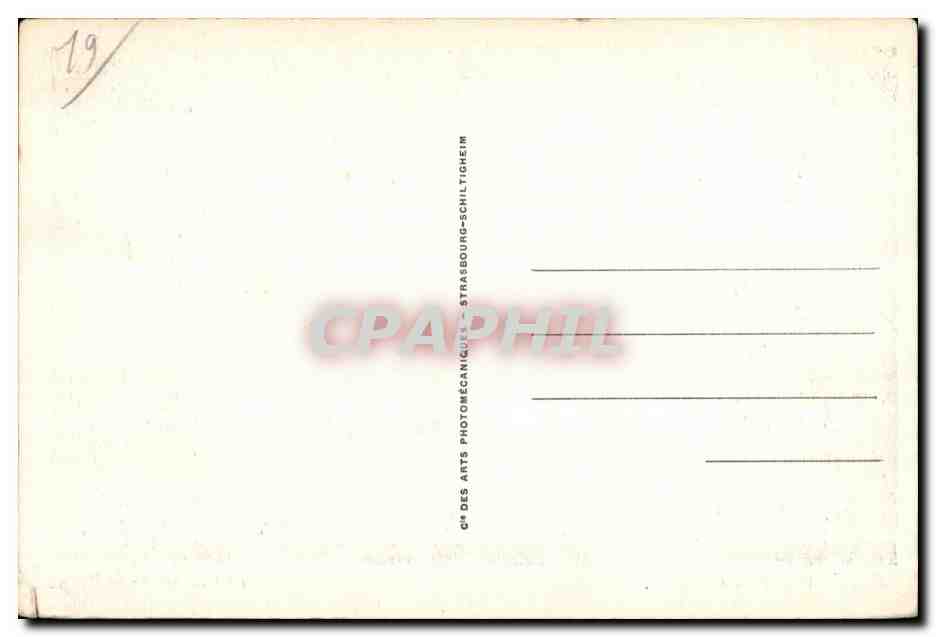 BORT-les-ORGUES — Le Barrage de la Rhue — Cie des Arts Photomécaniques, Strasbourg — Verso