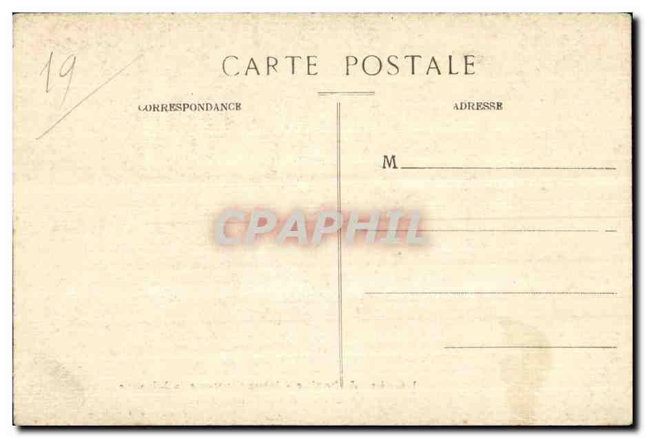 CPA Correze Aubazine Abbaye cistercienne  — Rückseite
