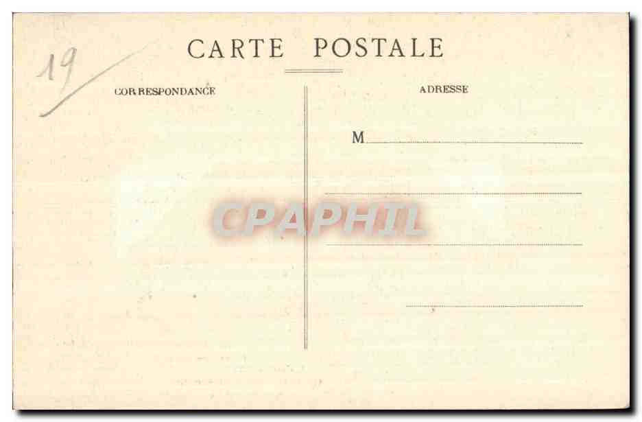CPA Correze Aubazine Abbaye Cistercienne du XII siecle Salle Capitulaire — Rückseite