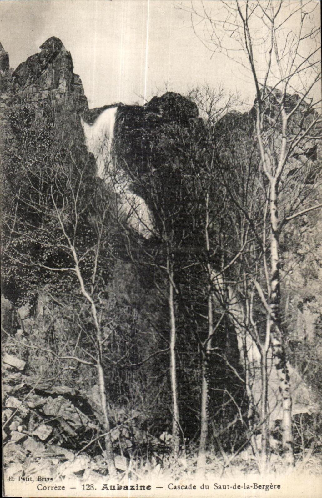 CPA Correze Aubazine Cascade du Saut de la Bergere