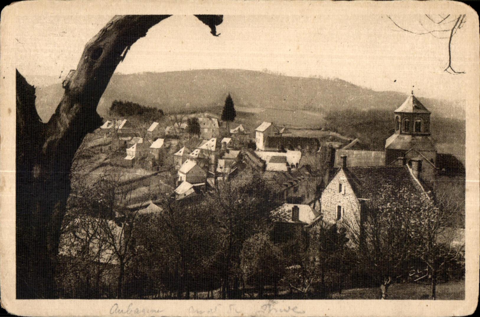 CPA Aubazine (Correze) Vue Generale