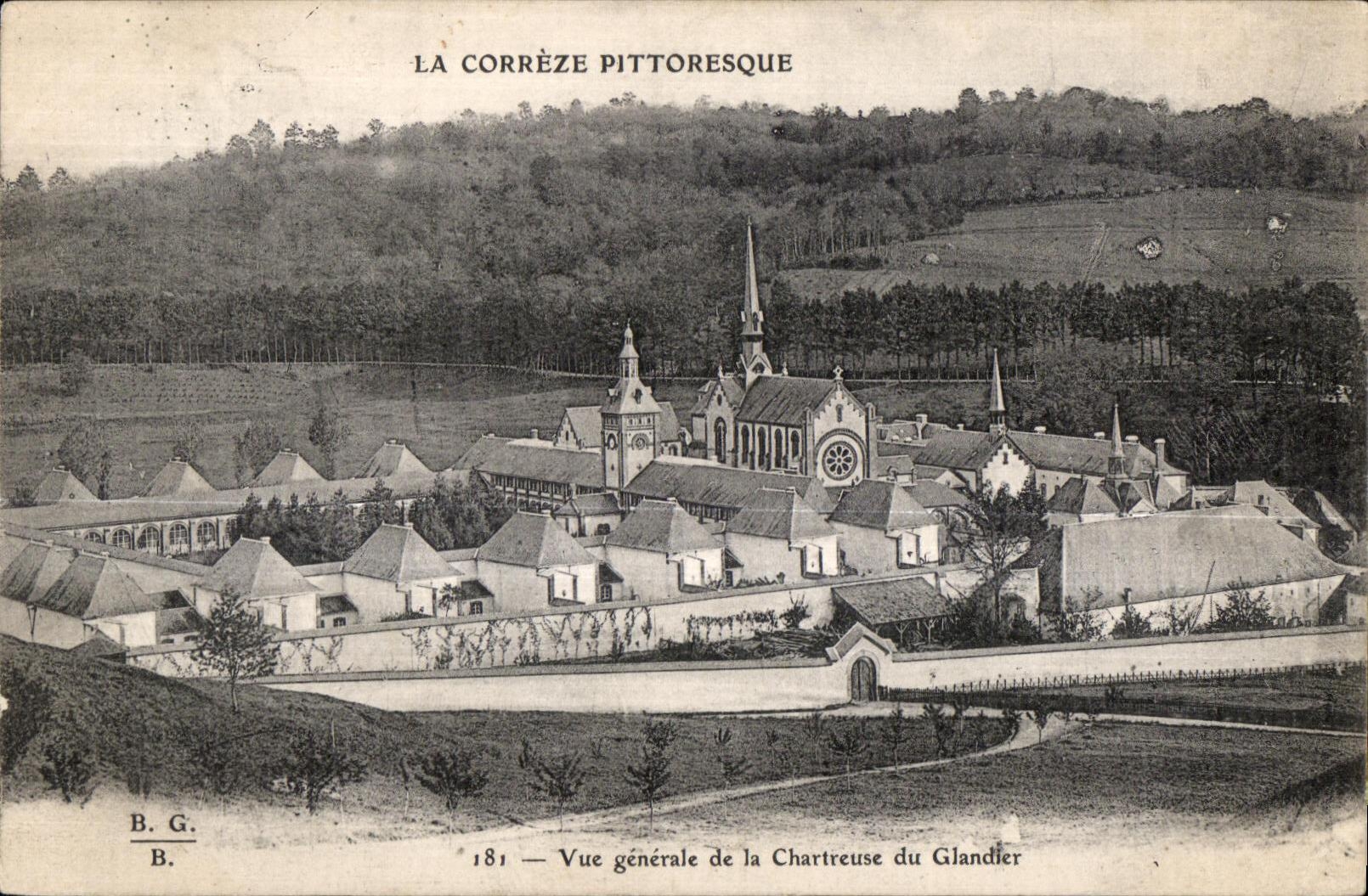 CPA La Correze Pittoresque Vue Generale de la Chartreuse du Glandier