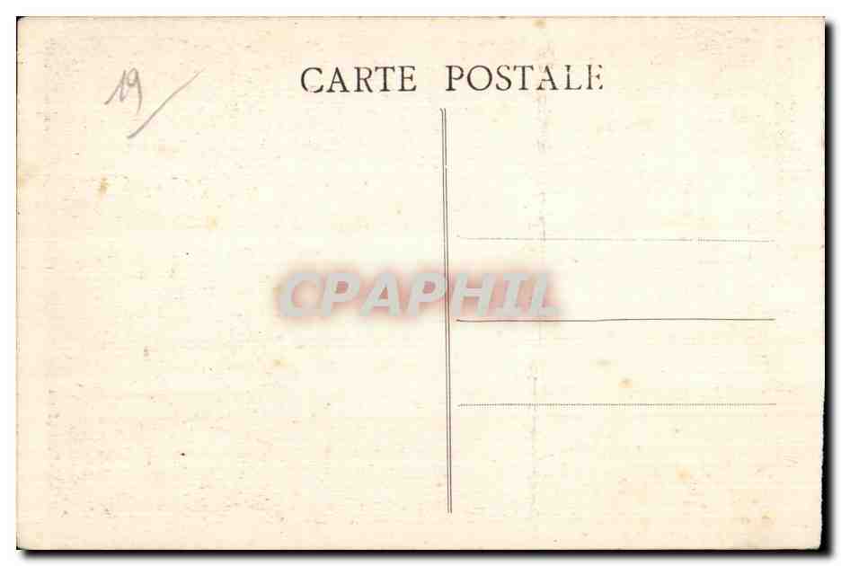 CPA Servieres le Chateau (Correze) La Glane — Rückseite