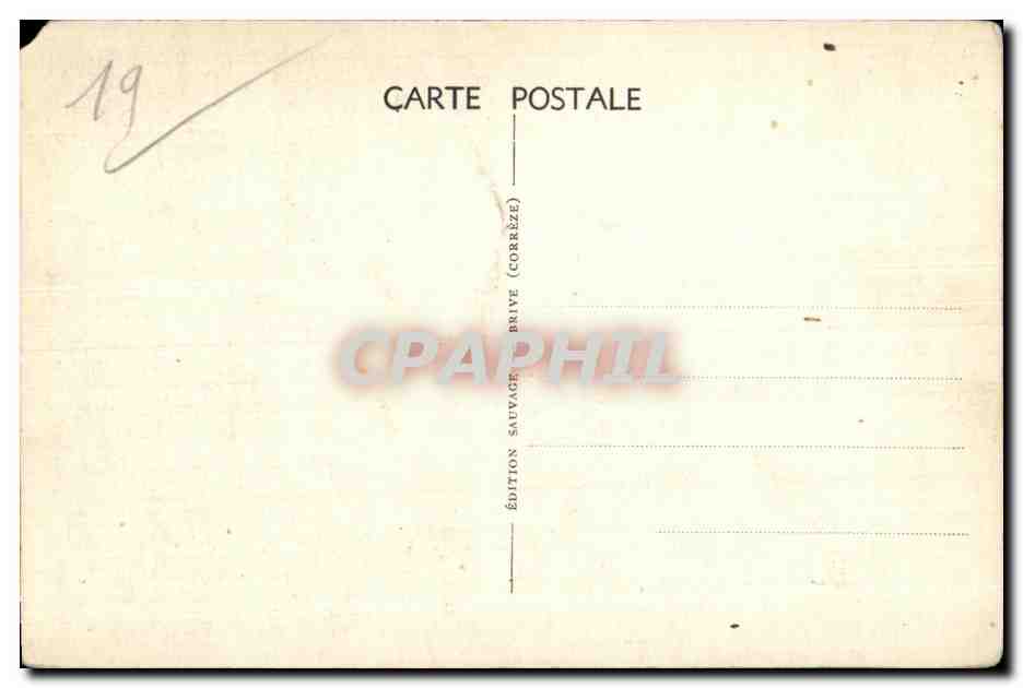 CPA Collonges Eglise du XIII me Siecle — Rückseite