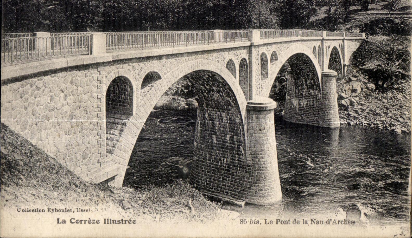 CPA La Correze Illustree bis Le Pont de la Nau d Arches