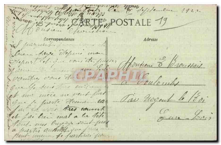 CPA Beaux Sites de la Correze Groges de la Dordogne Pont d Espontour — Rückseite