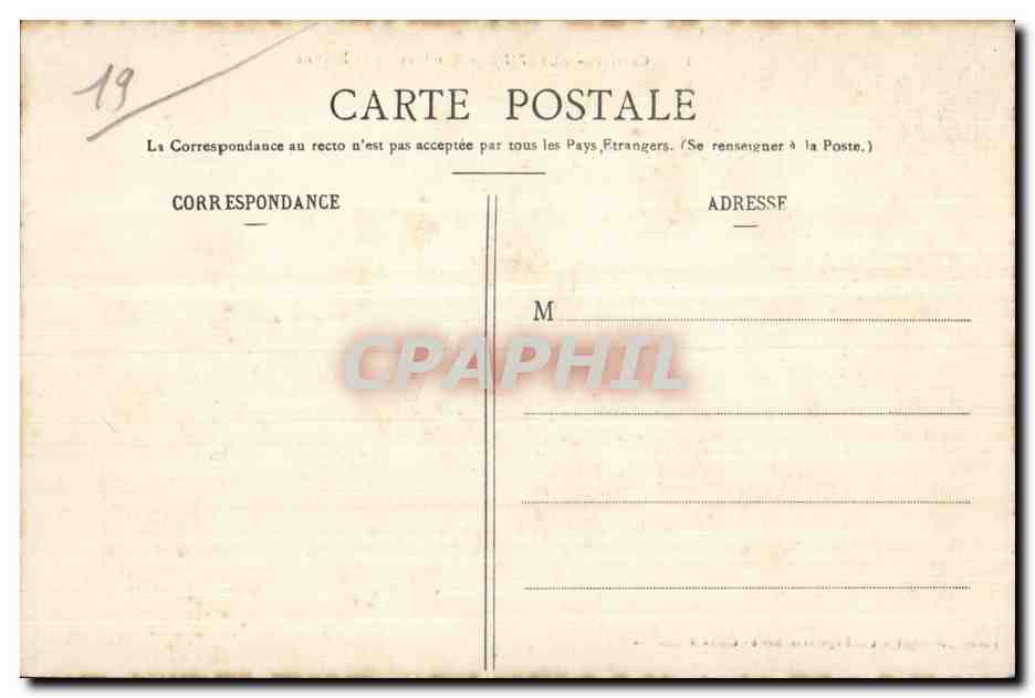 CPA Correze Aubazine Tombeau de St Etienne — Rückseite
