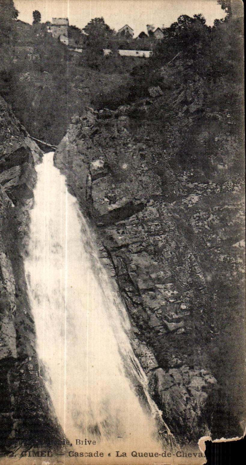 Gimel — Cascade « La Queue-de-Cheva » — éditeur non identifié, n° de série 2