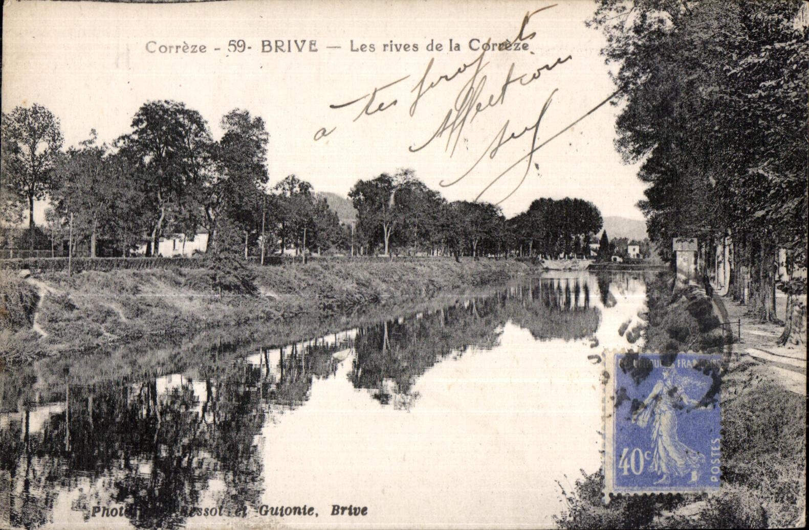 Brive - Les Rives de la Correze - CPA 