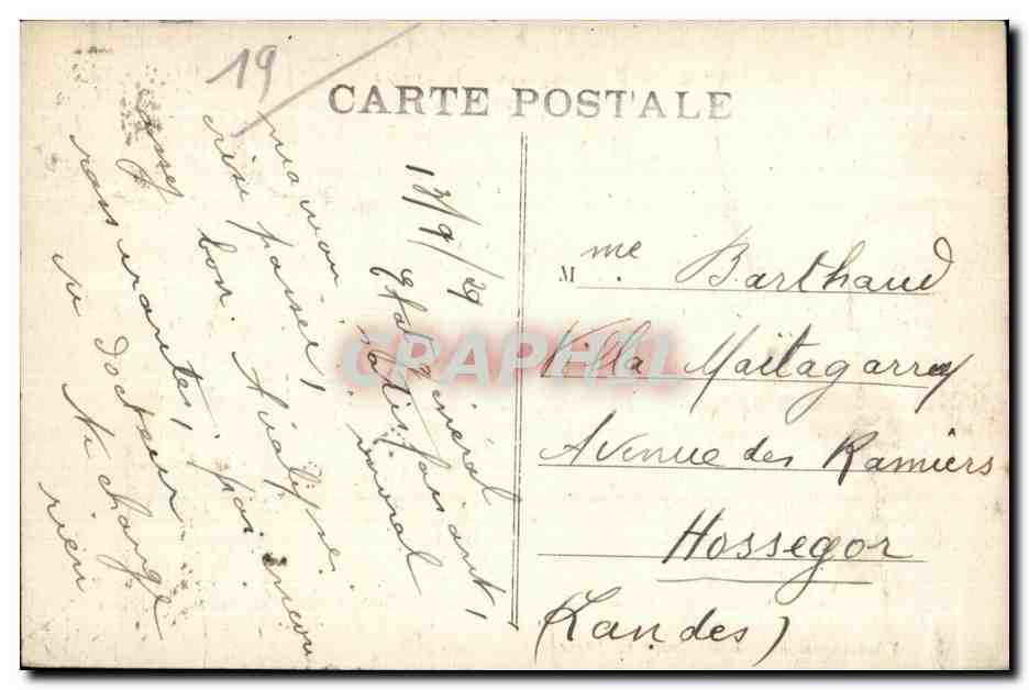Brive - Les Rives de la Correze - CPA  — Rückseite