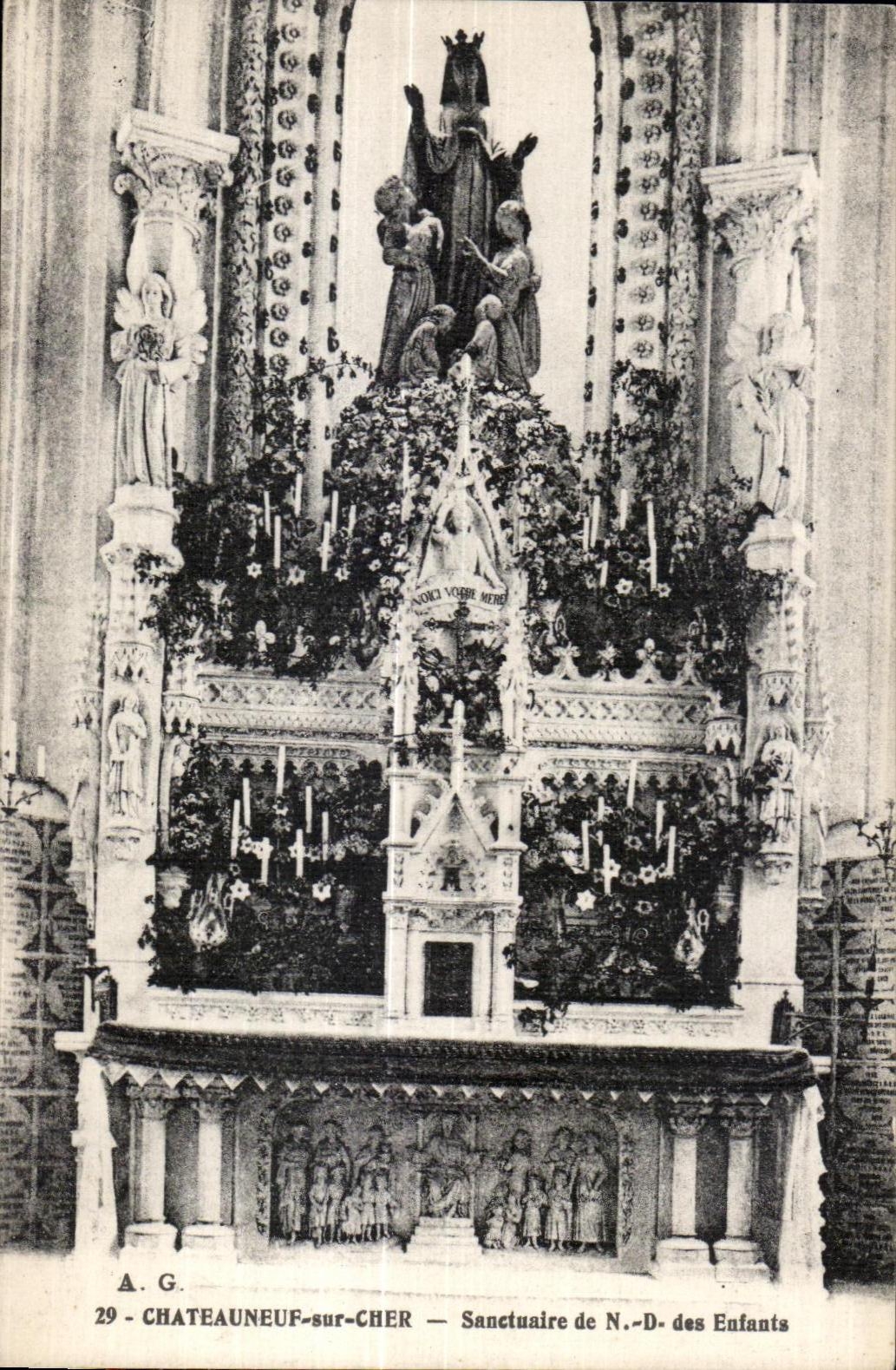 Châteauneuf-sur-Cher — Sanctuaire de N.-D. des Enfants — A.G. n°29