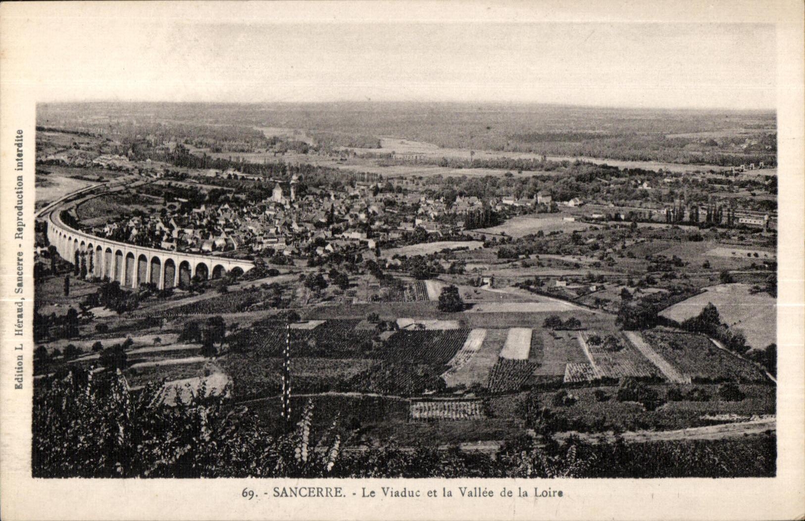 Sancerre - Le Viaduc et la Vallee de la Loire - CPA 