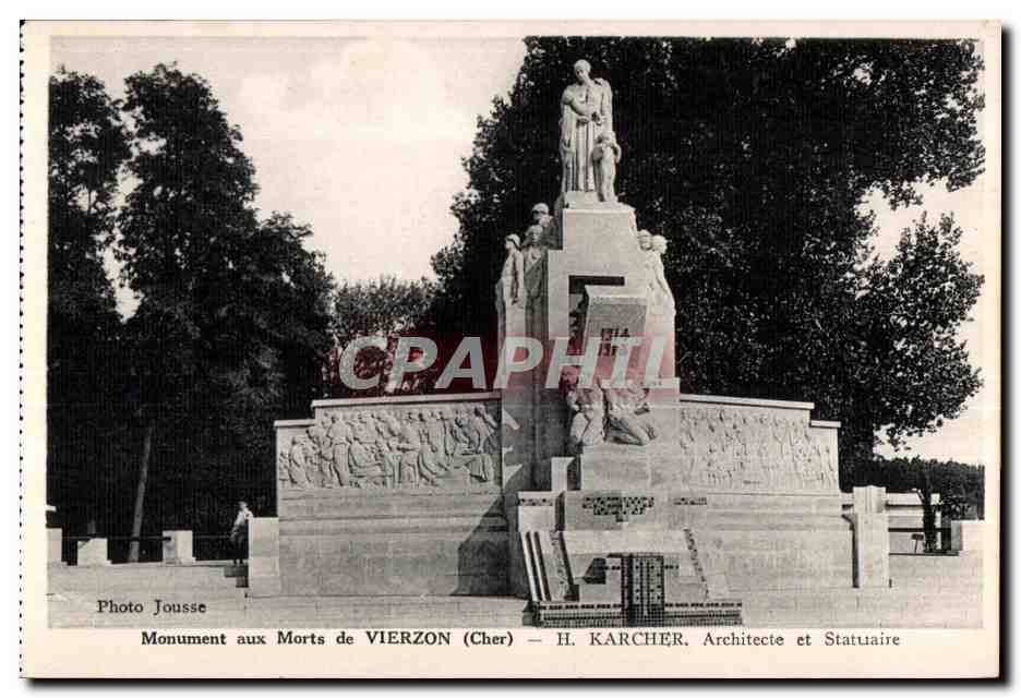 Vierzon - Monument aux Morts - CPA 