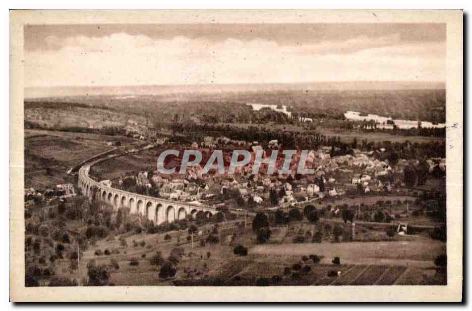 Sancerre - Vue Generale sur St Satur et le Viaduc - CPA 