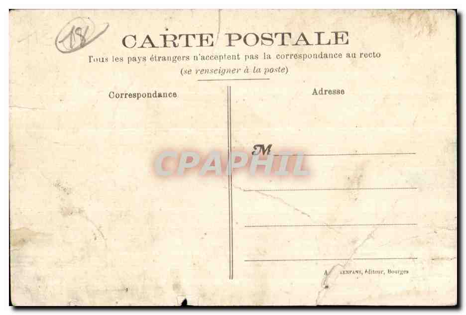 Sidiailles - Chateau de la Roche Guillebaud - CPA  — Rückseite
