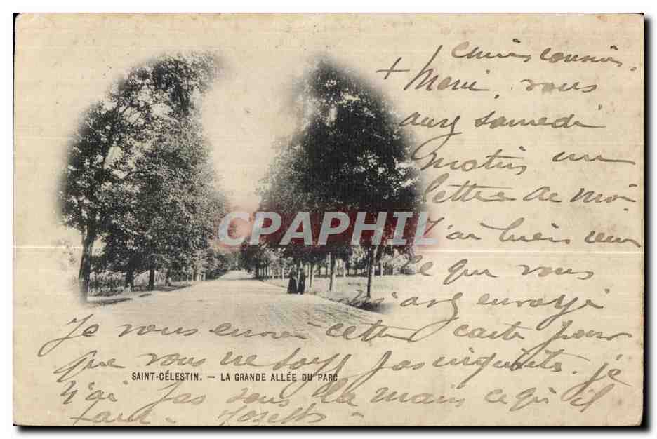 Saint Celestin - La Grand Allee du Parc - CPA 