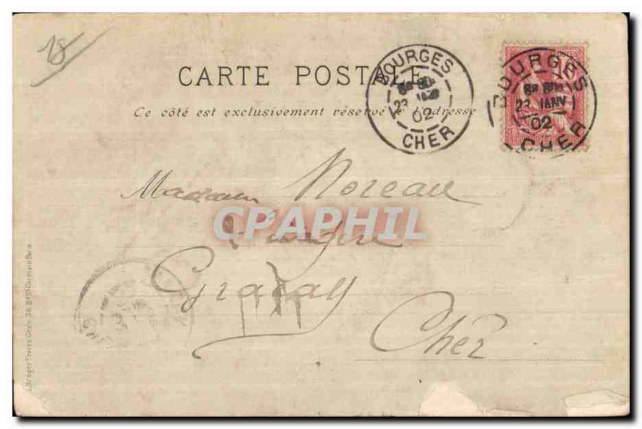 Saint Celestin - La Grand Allee du Parc - CPA  — Rückseite