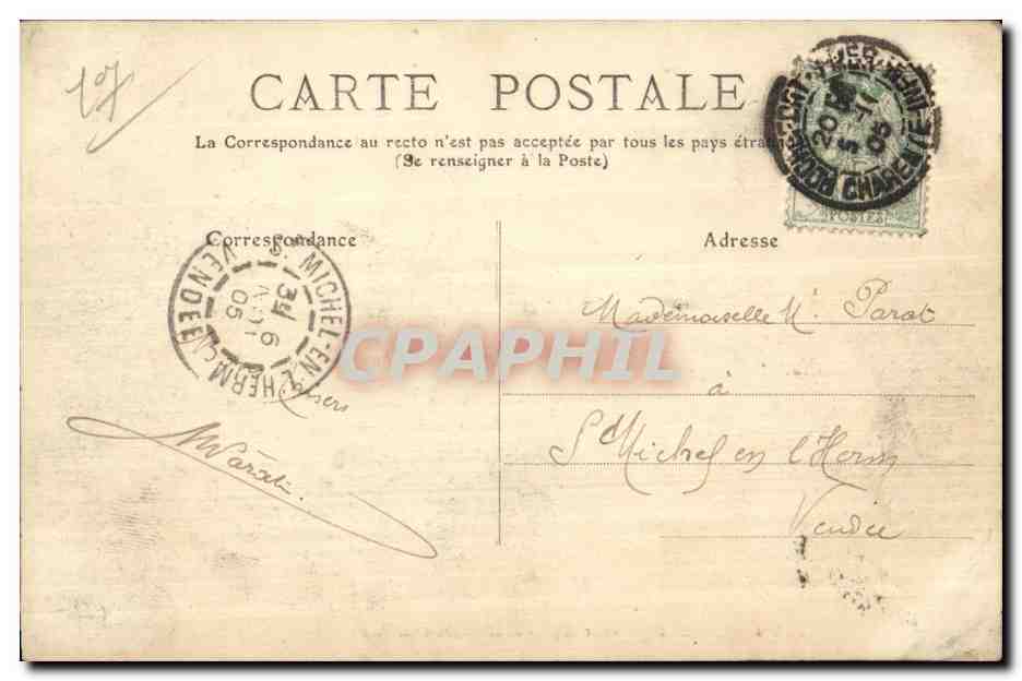 ROCHEFORT-sur-MER — Préfecture maritime — 33 bis — Verso