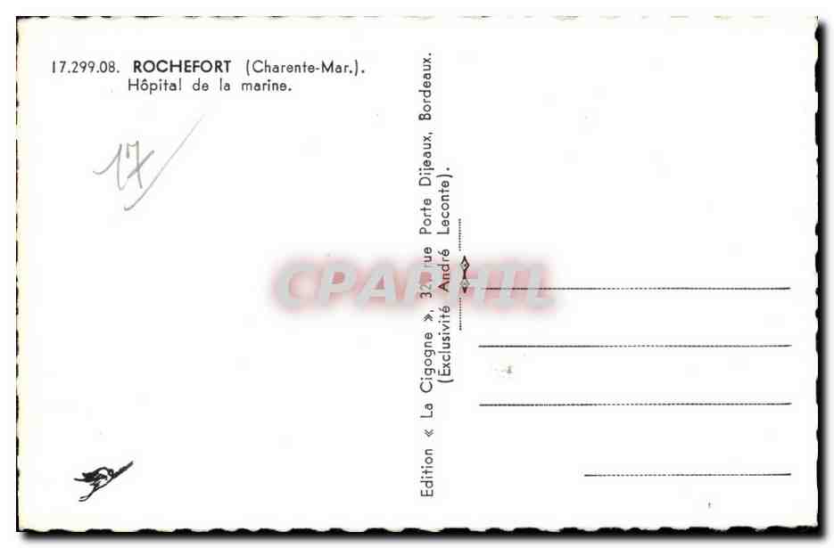 Rochefort sur Mer - Hopital de la Marine - CPA  — Back