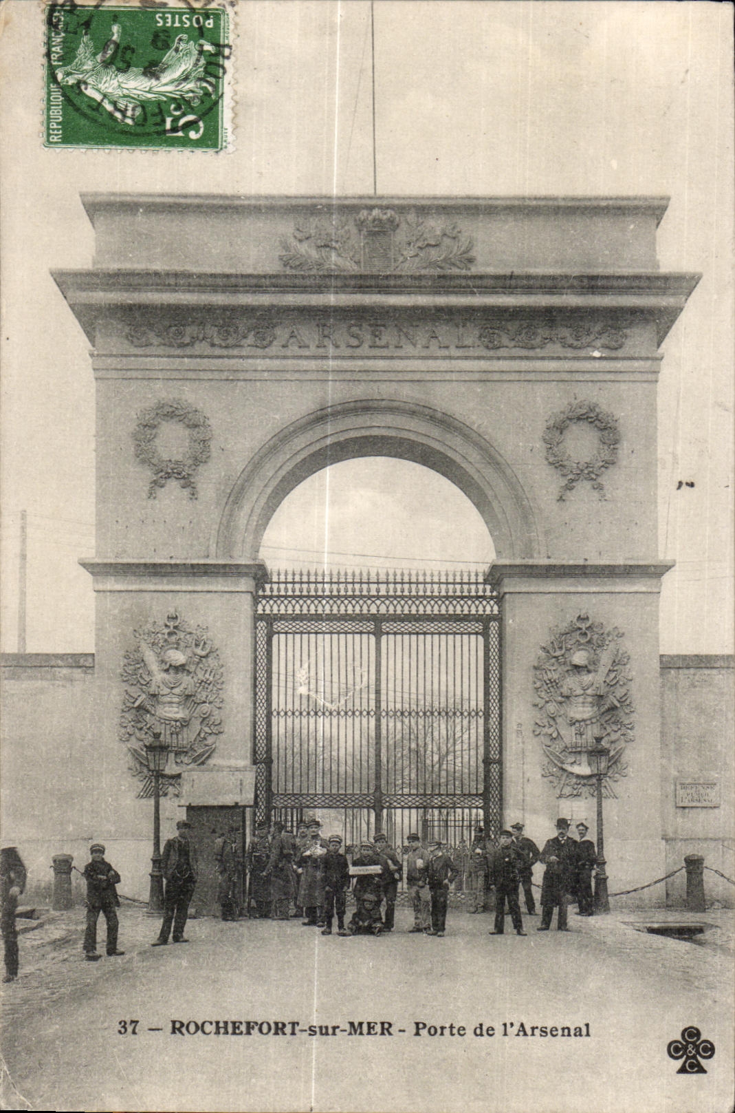 ROCHEFORT-sur-MER - Porte de l'Arsenal — C&C, n°37