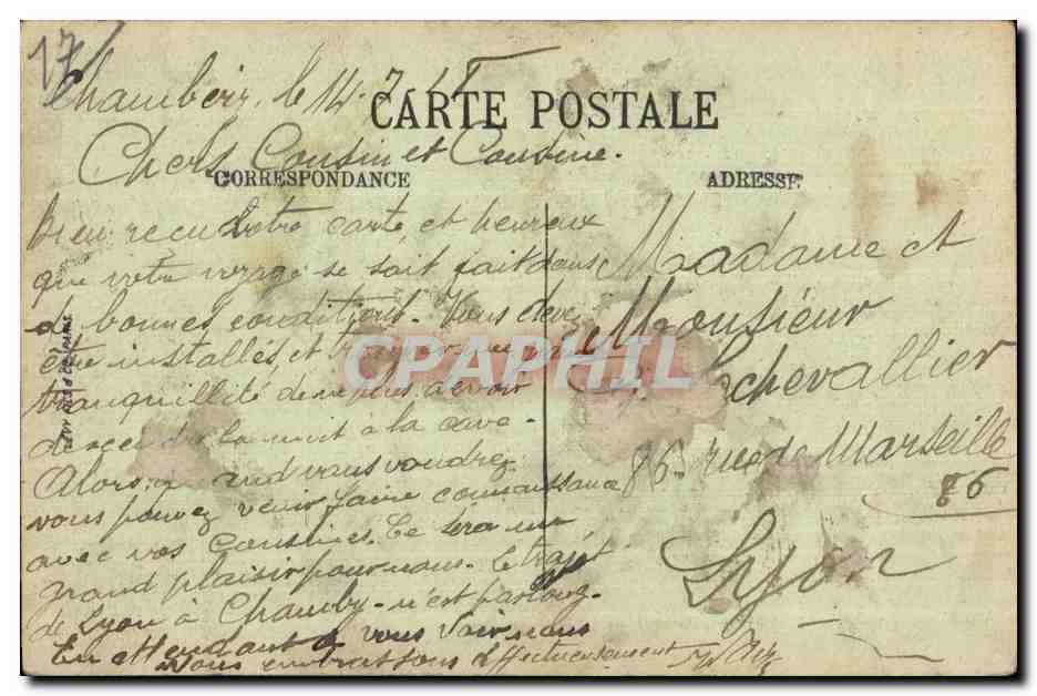 Rochefort sur Mer - Vue sur l Arsenal - CPA  — Rückseite