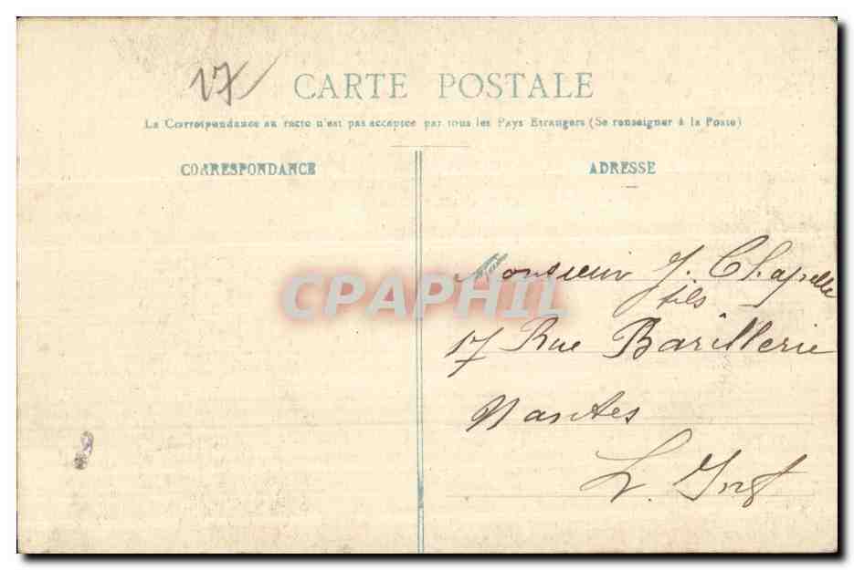 Rochefort - Maison de Pierre Loti - La Mosquee - La Mirhabe - CPA  — Rückseite
