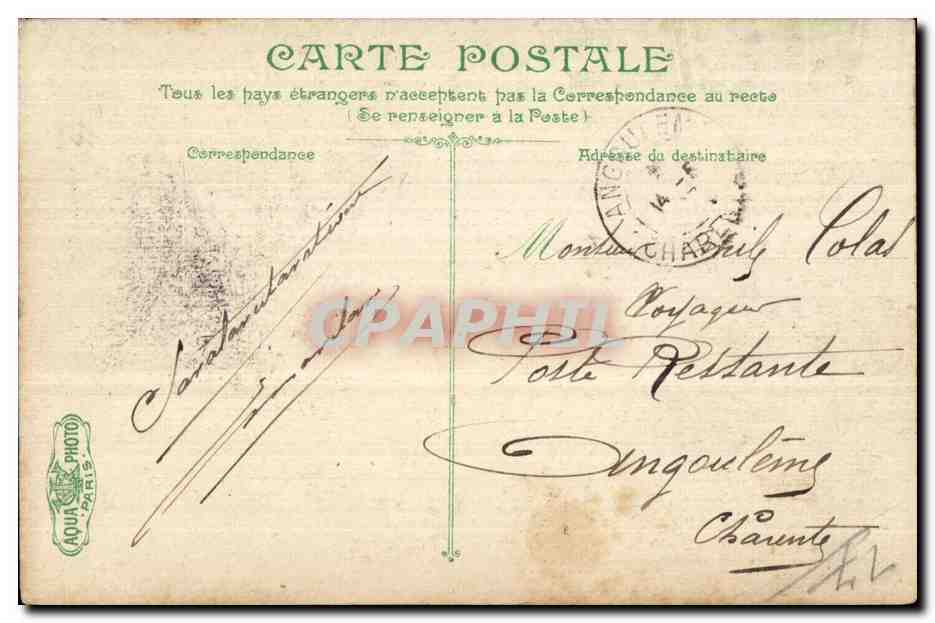 Rachefort — Tour des Signaux — Feld Sibnet, éditeur n°2463 — Rückseite