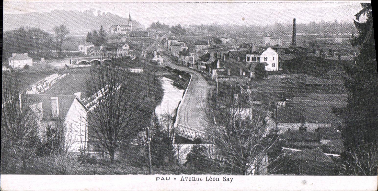 Pau - Avenue Léon Say — vue panoramique — éditeur non visible
