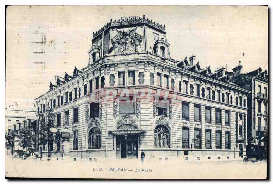 Pau - La Poste - CPA 