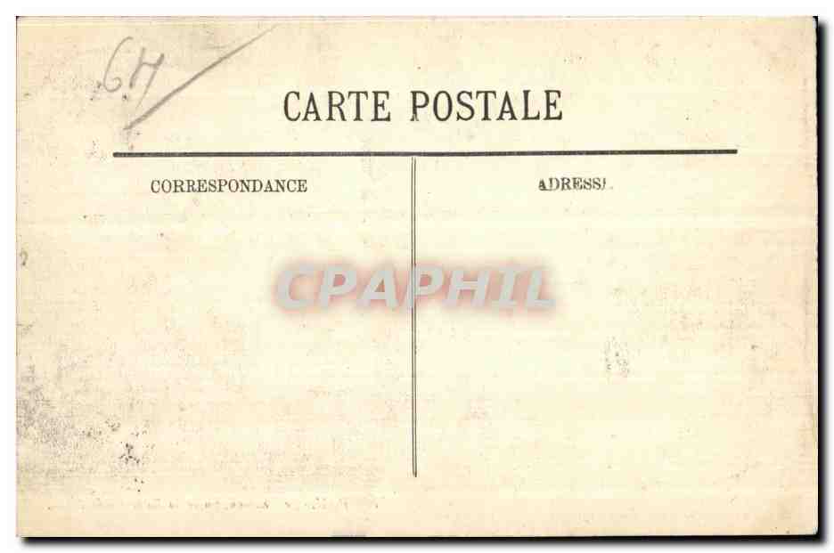 Pau - Le Château, vu de la Basse-Plante — LL éditeur — Verso