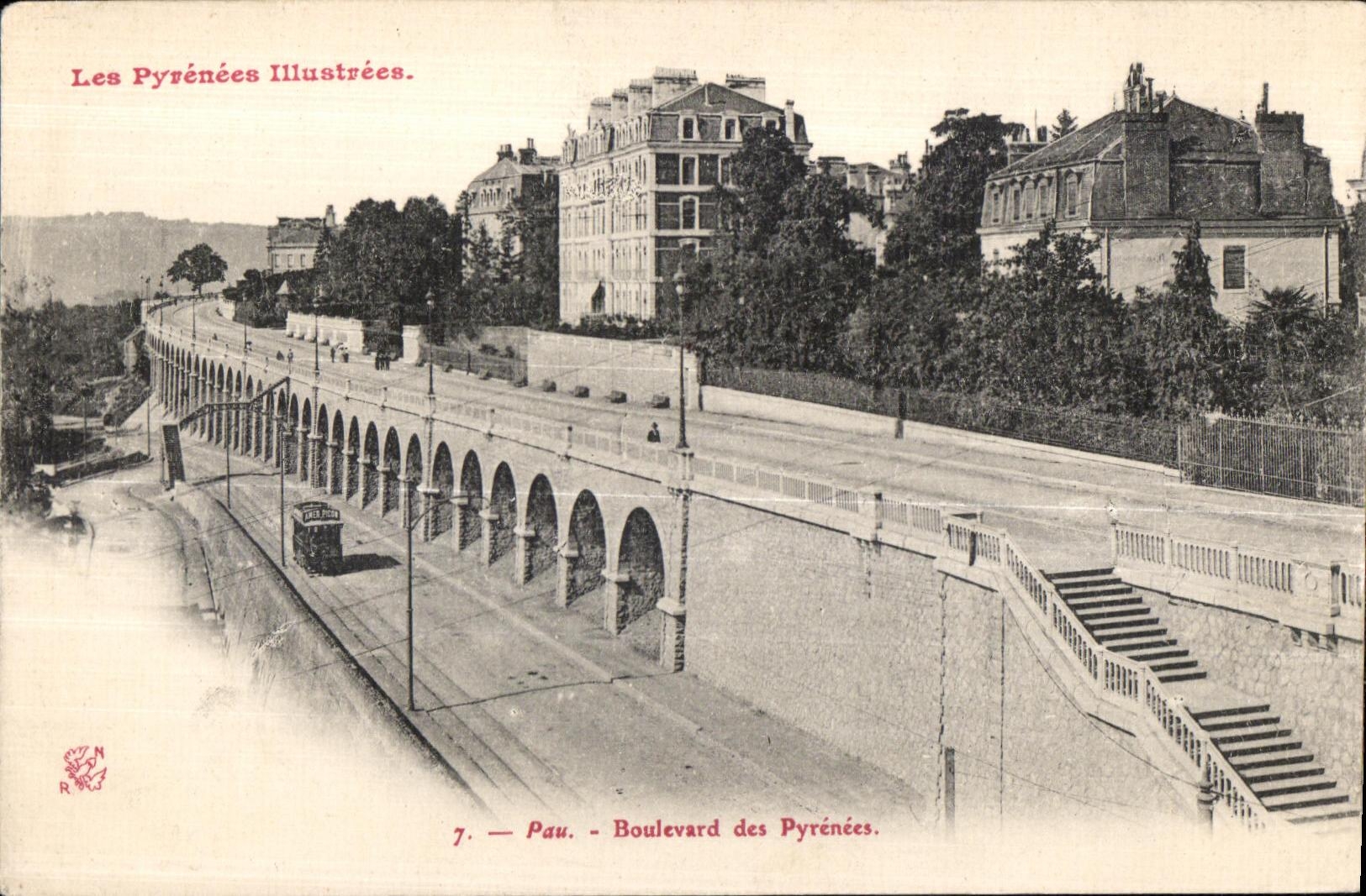 Pau — Boulevard des Pyrénées — Les Pyrénées Illustrées, n°7