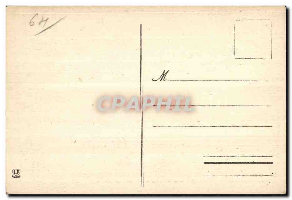 Pau - Le Château - Vue de l'Ouest — Les Basses-Pyrénées, éditeur Artistic Cartes Pénal (n°46) — Verso