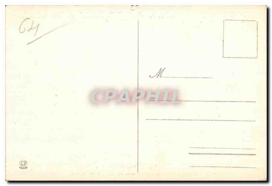CPA Pau Le Gave et Les Pyrenees vus de la place royale  — Rückseite