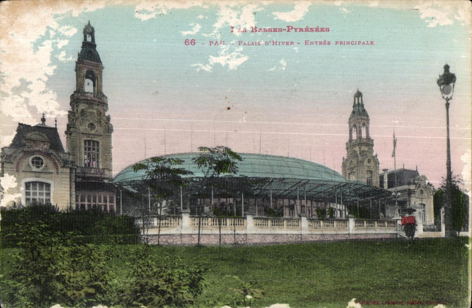 CPA Pau Palais D Hiver Entree Principale